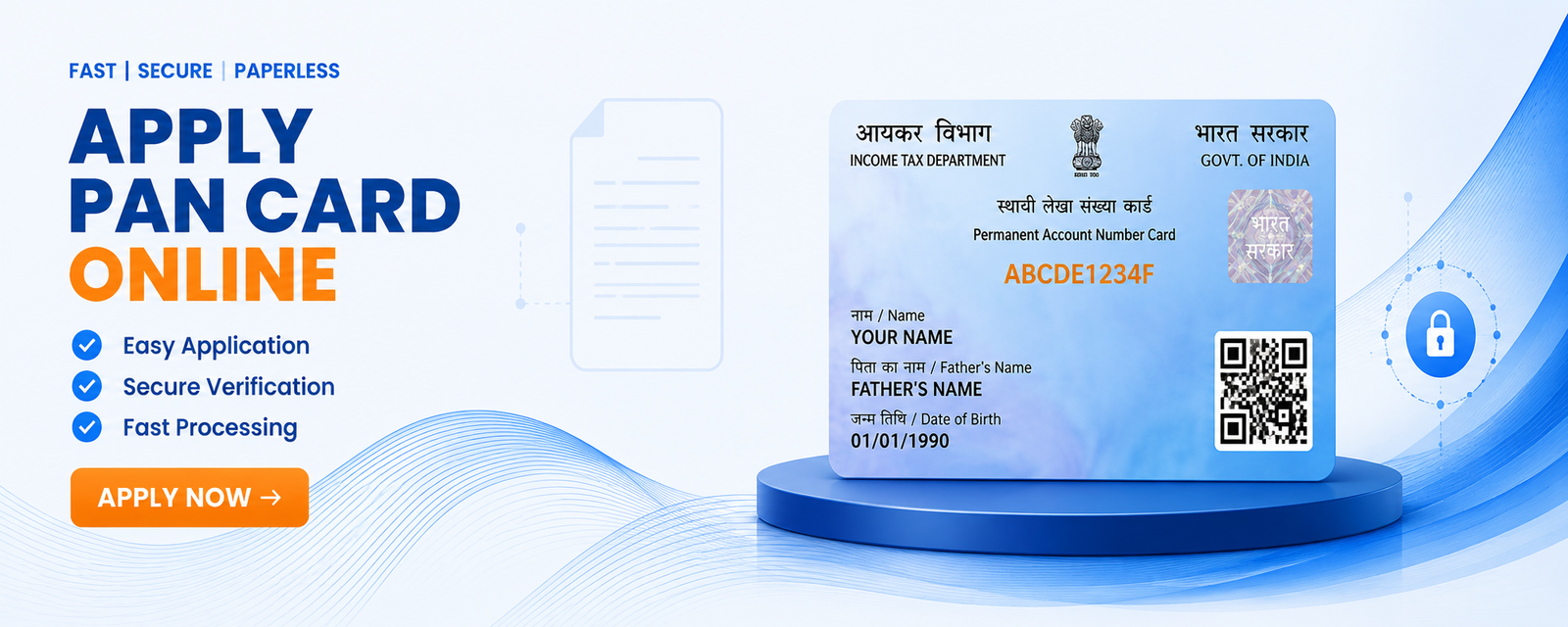 Apply PAN Card Online